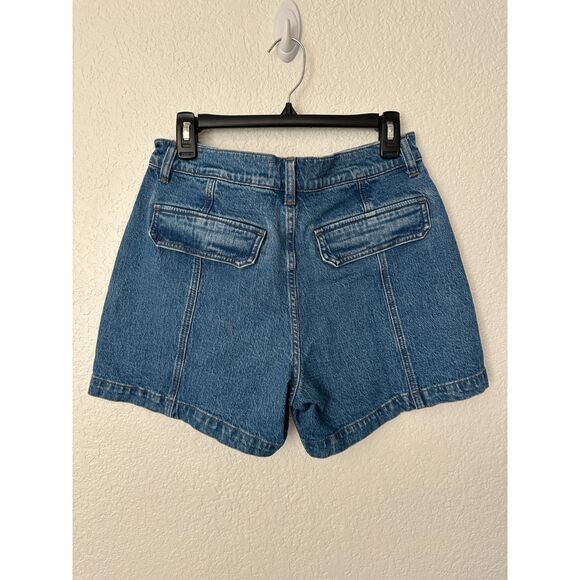 Madewell The Perfect Vintage Mid-Length Cargo Jean Short in Fernlane Wash Sz 29 - Picture 3 of 8